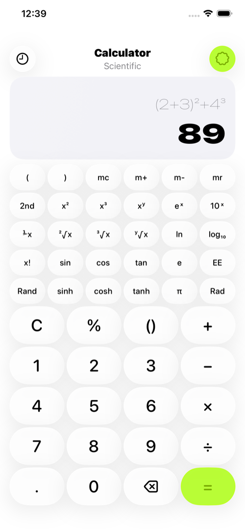 Math Scientific calculator