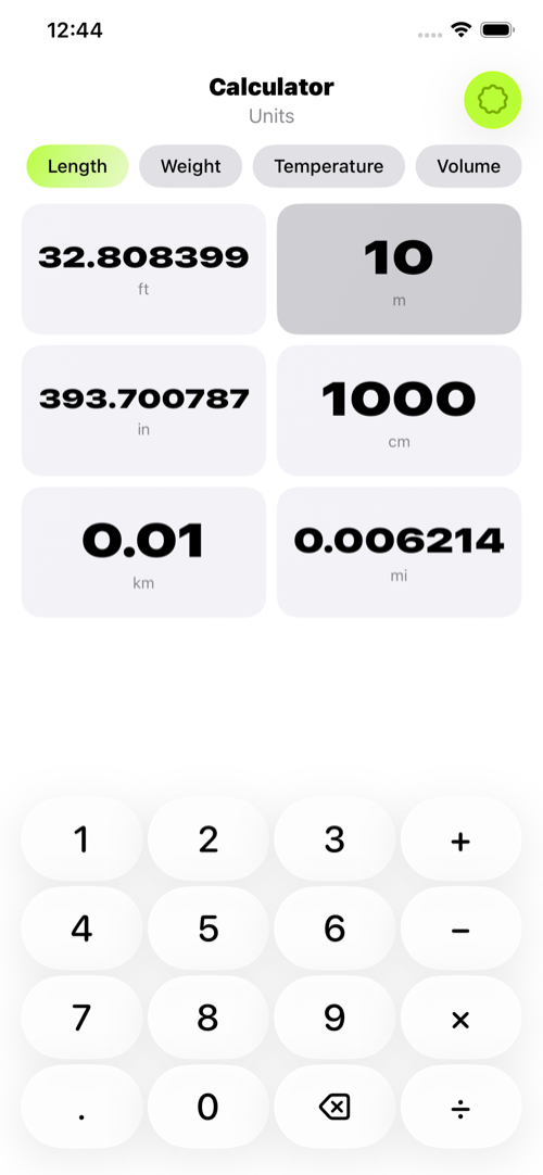 Math Unit converter