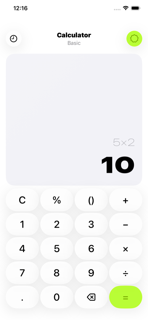 Math Basic calculator